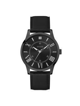 Guess - Men Briefcase Black Round Dial Analog Watch - U1411G2M (M)
