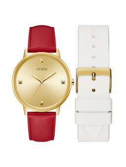 Guess - Women Gbs Radiate Gold Round Dial Analog Watch With Strap - U1428L1M (M)