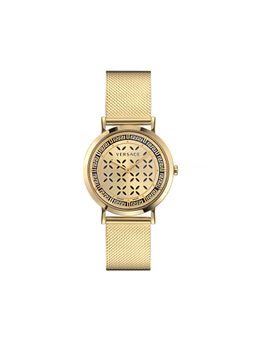 VERSACE - Women New Generation Gold-Tone Round Dial Analog Watch - VE3M01223 (M)