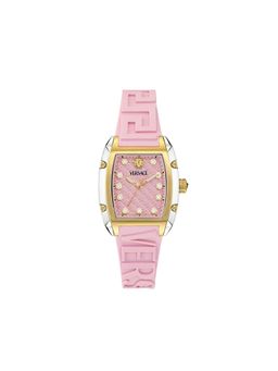 VERSACE - Women Dominus Pink Tonneau Dial Analog Watch - VE8K00224 (M)