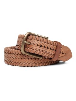 ART N VINTAGE - Genuine Natural Leather Hand-Woven Belt