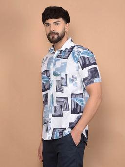 CRIMSOUNE CLUB - Men Multi-Color Printed Shirt