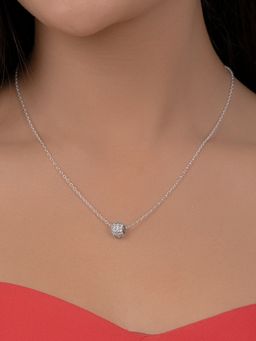 Margento Jewels - 925 Sterling Silver Margento Jewels Cylinder Style Chain Pendant