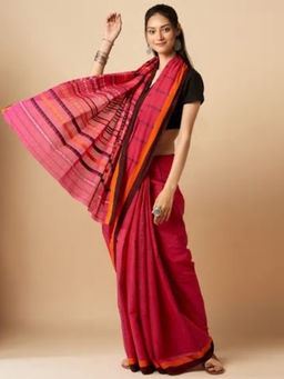 Fabindia - Cotton Dobby Weave Sari