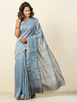 Fabindia - Cotton Silk Printed Sari