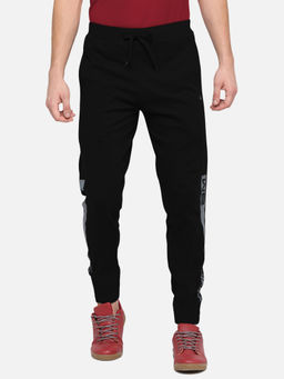 BULLMER - Men Black Athleisure Sportswear Track Pants