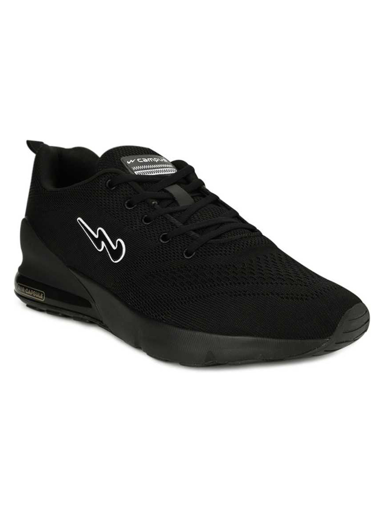 Campus North Plus Black Running Shoes 