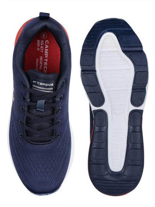 Buy Campus North Plus Navy Blue Running Shoes For Men Online