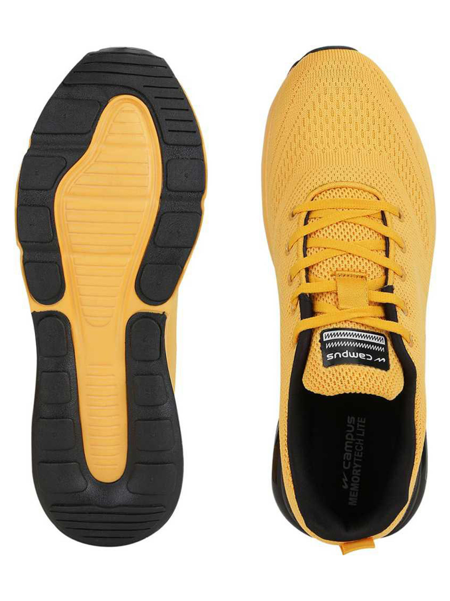 Campus north plus yellow running shoes clearance