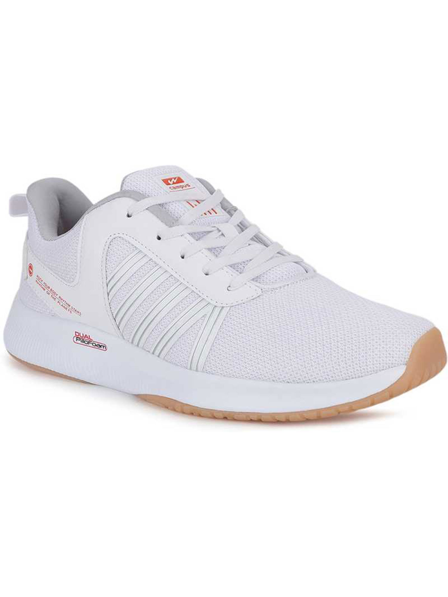 Buy Campus Roc Pro White Running Shoes 