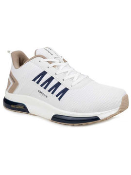 Campus Brazil Pro White Running Shoes 