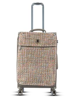 it luggage - Adornment Soft Suitcase Expandable 8 Wheel Trolley Grey (M)
