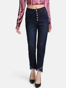 Kazo - Black Solid Jeans