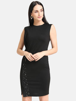 Kazo - Black Embellished Dress