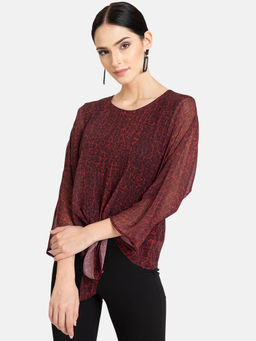 Kazo - Red Top With Knot