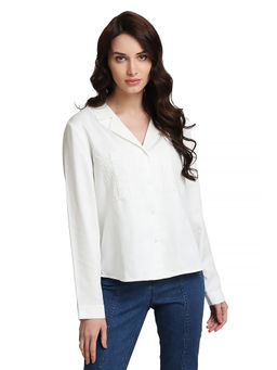 Kazo - White Matrix Shirt