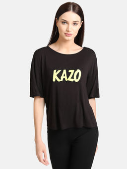 Kazo - Black Kazo Patch T-Shirt