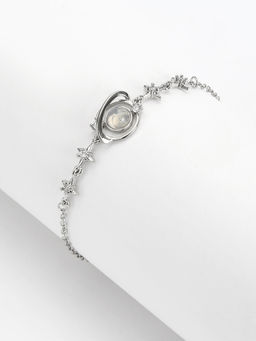Cider - Star & Rhinestone Decor Bracelet