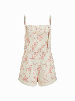 Cider - Denim Pocket Ultra Short Romper