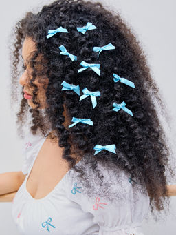Cider - 20Pcs Plain Bowknot Small Hair Clips