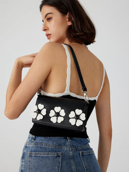 Cider - Floral Decor Shoulder Bag