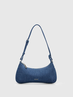 Cider - Denim Solid Shoulder Bag