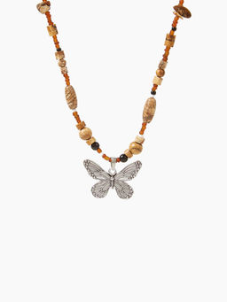 Cider - Butterfly Beaded Necklace