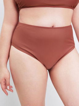 Cider - Solid Cheeky Bikini Bottom Curve & Plus