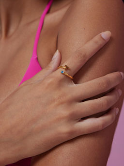 Cider - Constellation & Gemstone Cuff Ring