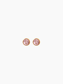 Cider - Metallic Gemstone Stud Earrings