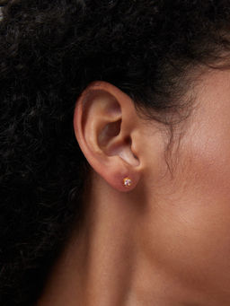 Cider - Metallic Gemstone Stud Earrings