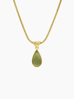Cider - Water Drop Charm Opal Decor Necklace