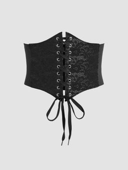 Cider - Lace Up Button Corset Belt