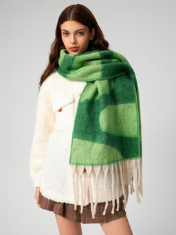 Cider - Tassel Colorblock Scarf