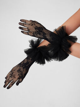 Cider - Floral Lace Gloves