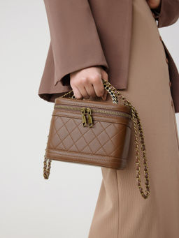 Cider - Box Top Handle Crossbody Bag