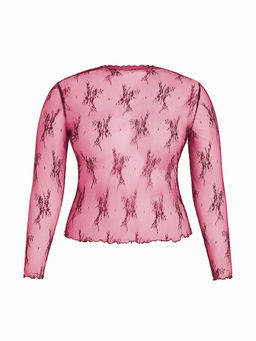 Cider - Lace Long Sleeve Top Curve & Plus