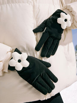 Cider - Flower Decor Winter Warm Gloves
