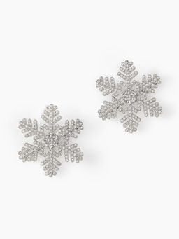 Cider - 2Pcs Snowflake Hair Clips