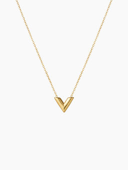 Cider - V Shape Titanium Steel Pendant Necklace