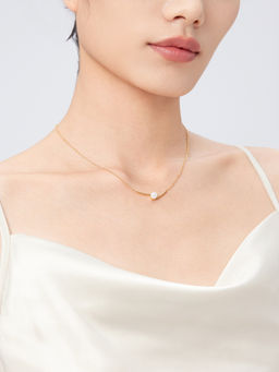 Cider - Pearl Decor Pendant Necklace