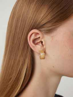 Cider - Faux Pearl Stud Earrings