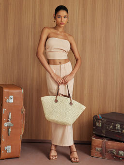 Cider - Double Handle Straw Tote Bag