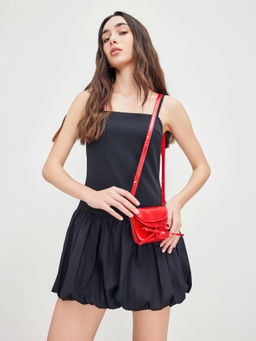 Cider - Bowknot Decor Mini Crossbody Bag