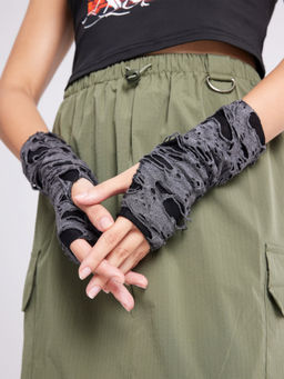 Cider - Ripped Fingerless Gloves