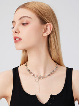 Cider - Gemstone Star Metallic Necklace