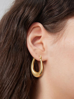 Cider - Oval Hoop Earrings