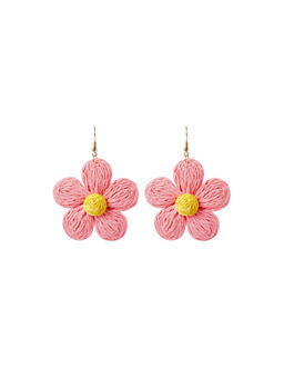 Cider - Woven Floral Earrings