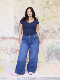 Cider - High-Rise Wide Leg Curve & Plus
