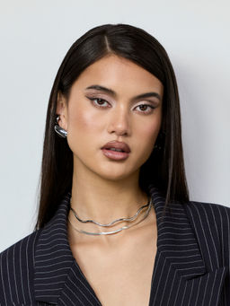 Cider - Wave Metallic Necklace
